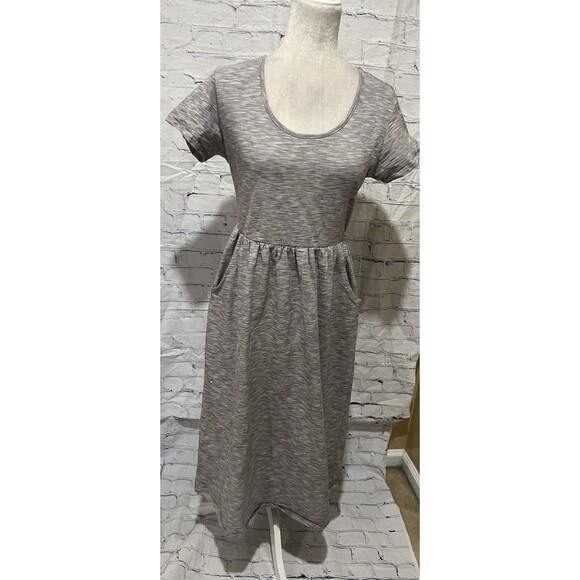 Known Supply Dresses & Skirts - Natural By Known Supply Gray Organic Cotton Dress Size Medium